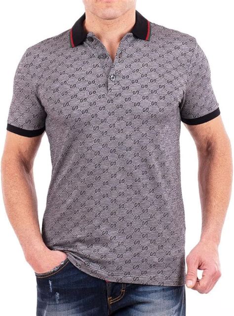 mens-gucci-polo-shirt-brown-with-diamante-print|gucci dresses for women.